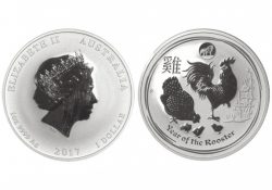 Australia 1 Dólar 2017 Año del Gallo PROOF