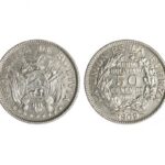 Bolivia 50 Centavos 1909 H MBC-EBC
