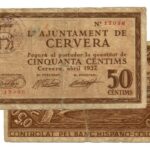Cervera (Lérida) 50 Céntimos Abril 1937 BC-