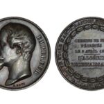 Francia Medalla (27 mm) Bronce 1857 Conmem. Primer Ferrocarril Argelia EBC