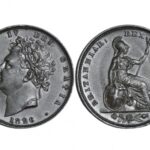 Gran Bretaña Jorge IV (1820-1830) Farthing 1826 EBC