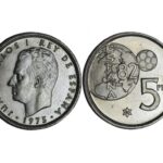 Juan Carlos I (1975-2014) 5 Pesetas 1975*80 Error EBC