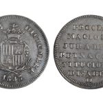 Isabel II Medalla de proclamación Mallorca 1843 EBC