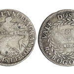 Colombia-Rep.Nueva Granada 2 Reales Bogotá 1844 MBC