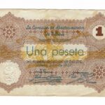 Villena (Alicante) 1 Peseta 1937 Sin Serie EBC-