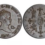 Isabel II 2 Maravedís 1848 Segovia MBC-EBC