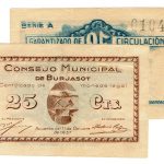 Burjasot (Valencia) 25 Céntimos 11 de Octubre de 1937 EBC-