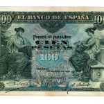 100 Pesetas 30 de Junio de 1906 Serie A Alegorías EBC-