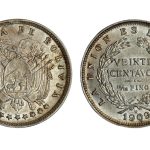 Bolivia 20 Centavos 1909 EBC