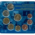 Eslovaquia serie 9 valores 2023 30 aniversario del Banco Národná SC