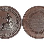 Medalla Exposición Centenario Estados Unidos 1876 Filadelfia SC-