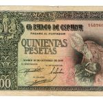 Estado Español 500 Pesetas 21 de Octubre de 1940 MBC