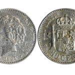 Alfonso XIII 50 Céntimos 1894*9-4 PGV MBC-EBC