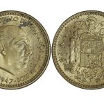 1 Peseta 1947*19-51 Motitas Muy escasa SC