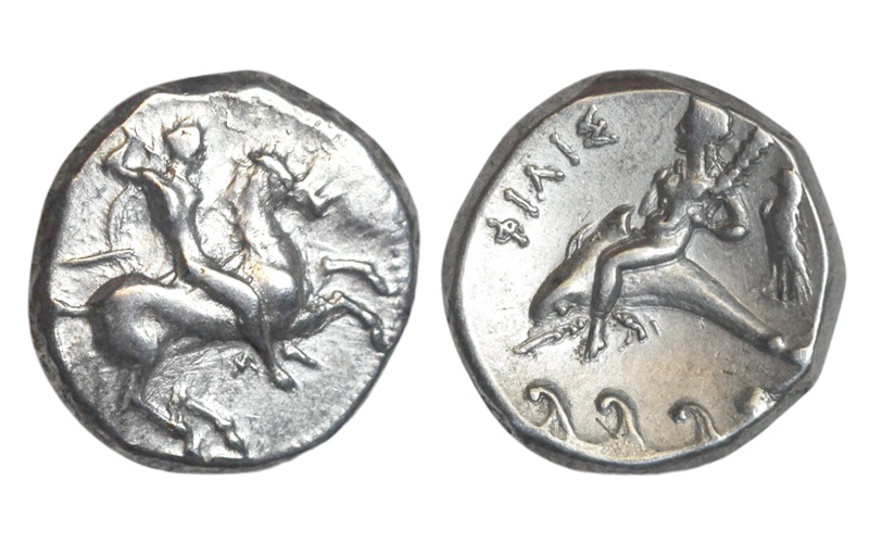 Tarento Didracma 290-281 a.C. MBC-EBC