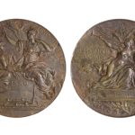 Medalla Exposición Universal París 1889 Golpec. canto EBC