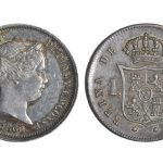Isabel II 1 Real 1860 Madrid EBC-SC