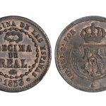 Isabel II Décima de Real 1853 Segovia EBC