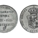 Isabel II Medalla de proclamación 24-10-1833 (módulo 1 Real) MBC+