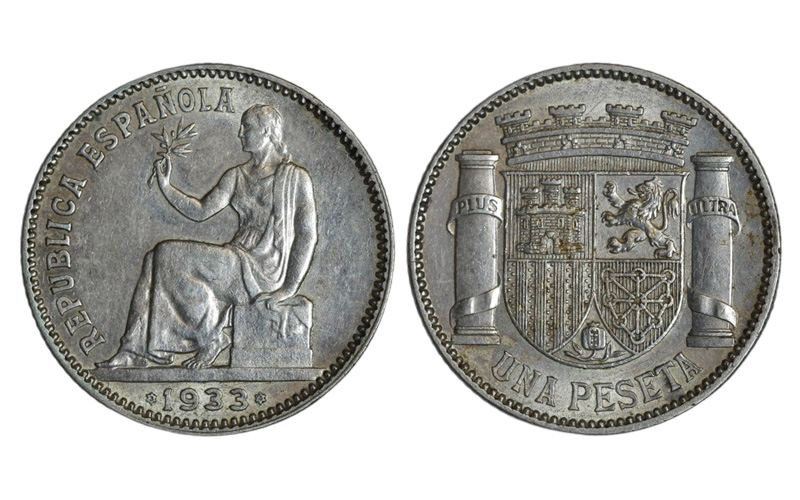 II República 1 Peseta 1933*34 EBC