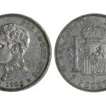 Alfonso XIII 2 Pesetas 1905*19-05 EBC