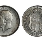 Gran Bretaña Jorge V (1910-1936) 1/2 Corona 1915 EBC