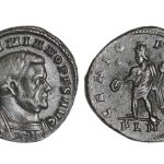 Maximiano AE1 307 d.C. (acuñada por Constantino I) Londinium Ap-EBC