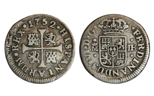 Fernando VI 1/2 Real 1752 Madrid JB MBC