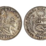 Perú 1 Sol 1891 Libertad sentada MBC+