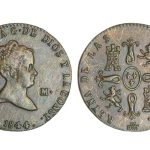 Isabel II 2 Maravedís Segovia 1844 EBC
