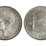 Alfonso XIII 1 Peseta 1900*00 EBC