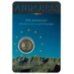 Andorra 2€ 2014 20 Aniversario Andorra en el Consejo de Europa SC