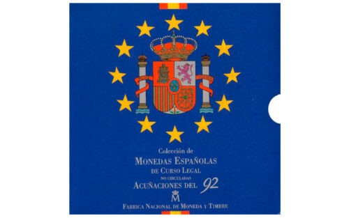 España Cartera Oficial Pesetas 1992 SC
