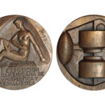 I Exposición Iberoamericana de Numismática y Medallística de Barcelona Medalla 1958 SC