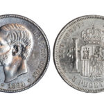 Alfonso XII 5 Pesetas 1884*18-84 MSM EBC-