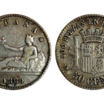 Gobierno Provisional 50 céntimos 1869 *6-9 MBC-