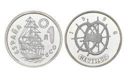 España 1 Ecu 1996 Timón PROOF
