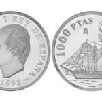 España 1.000 Pesetas 1998 Expo Lisboa Juan Sebastián de Elcano PROOF