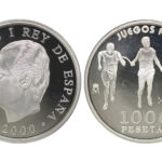 España 1.000 Pesetas 2000 Juegos Paralímpicos- atletismo para ciegos PROOF