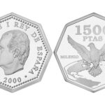 España 1.500 Pesetas 2000 Milenio Paz PROOF