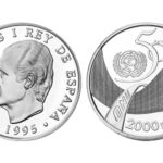 España 2.000 Pesetas 1995 50 Aniversario de la ONU PROOF