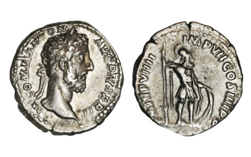 Cómodo Denario 184 d.C. Roma MBC