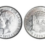 Alfonso XIII 5 Pesetas 1898 *18-98 SGV SC