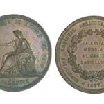 Exposición Regional de Valencia Medalla 1867 golpec. EBC-