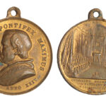 Pio IX Medalla Vaticano Concilio Ecuménico 1869 EBC golpec.