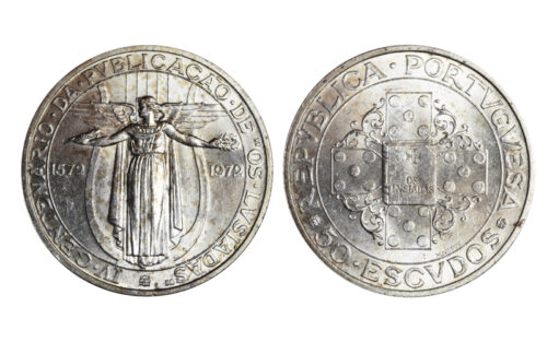 Portugal 50 Escudos 1972 IV Centenario Aniversario "Os Lusiadas" SC