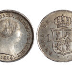 Isabel II 1 Real 1854 Sevilla EBC-SC