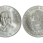 México 25 Pesos 1972 Centenario fallecimiento Benito Juárez EBC+