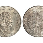 México 5 Pesos 1973 Vicente Guerrero SC