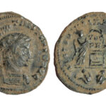Constantino I AE3 319-320 d.C. Lugdunum MBC+